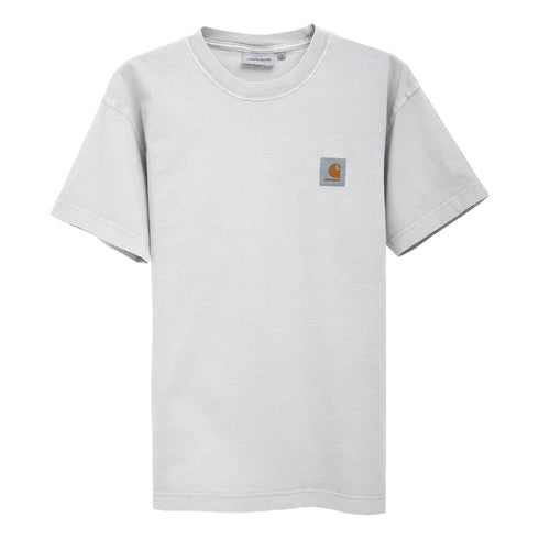 Carhartt WIP S/S Nelson T-Shirt Sonic SIlver Garment Dyed I029949.1YE.GD.03 Degli Uberti